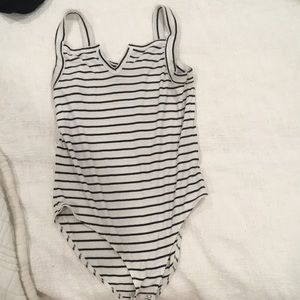 American eagle striped bodysuit